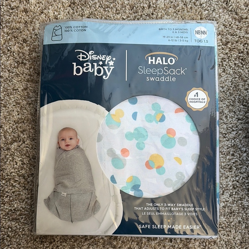 NWT Disney Baby Halo SleepSack Swaddle